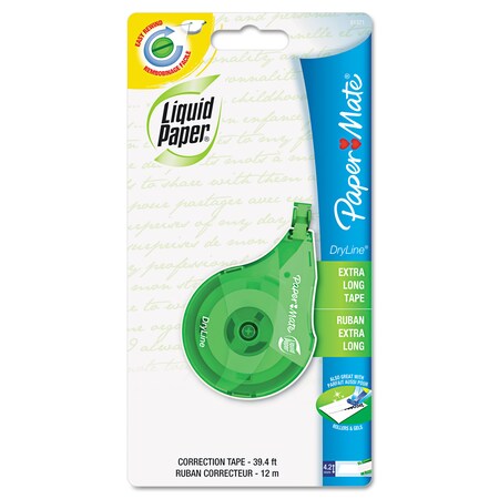 Paper Mate DryLine Correction Tape, Non-Refillable, 1/5" x 393 1/2" 6137106